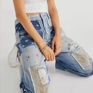 Free People Azalea Denim Jeans $298 sz 28 NWOT